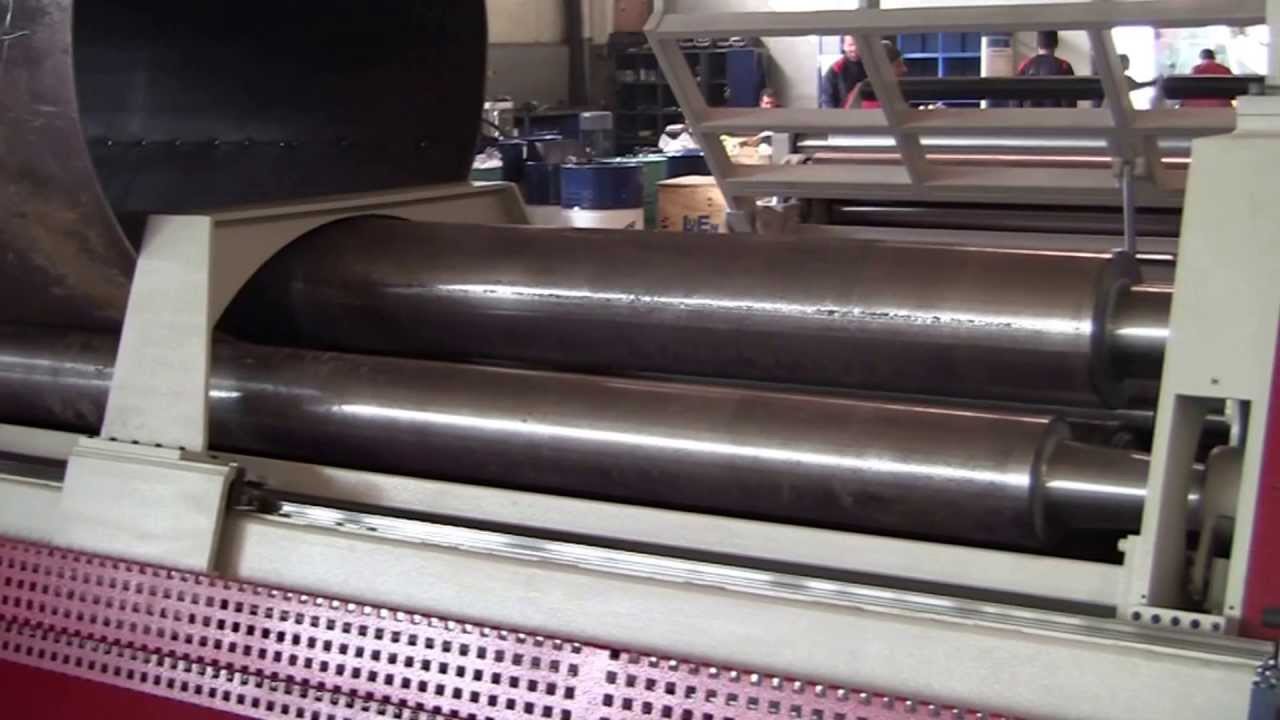 Rouleuses croqueuses hydrau CNC &agrave; 4 rouleaux 10 mm