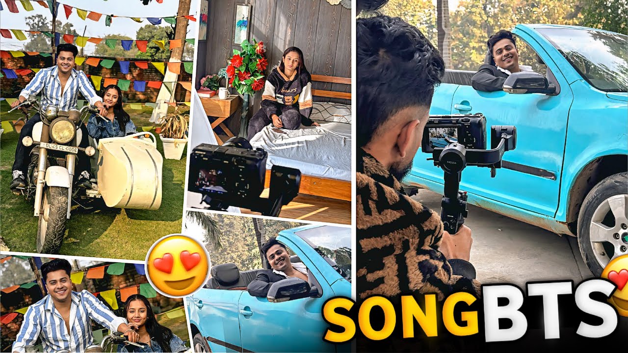 Mera Or Anu Ka First Music video 🥹| Dream Come To True 😍| Shoot Karke Maja Aya 😁| SahilAnuVlog 