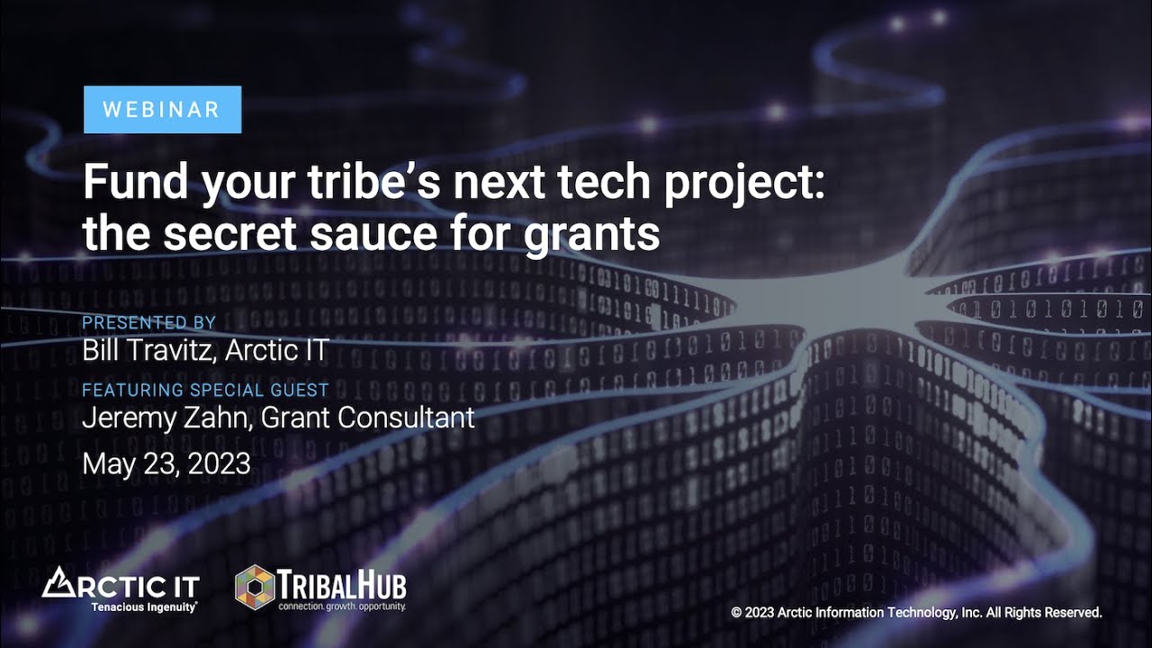 Fund your tribe's next tech project: the secret sauce for grants
