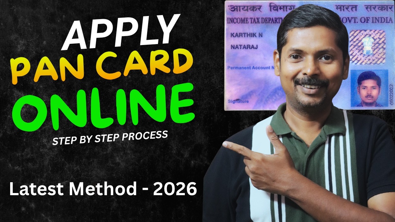 How to Apply for a PAN Card Online in 2026 | Full Process Explained | #helpintamil #pancard #appl...