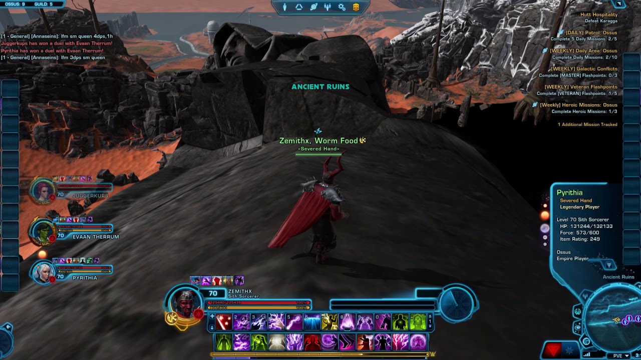 Star Wars The Old Republic Fallen Statue Of Ossus