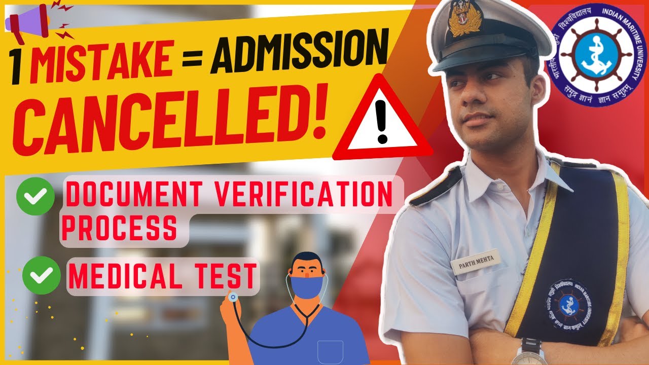 IMUCET Document Verification Process + Medical Test Explained | Eyesight Criteria and BMI
