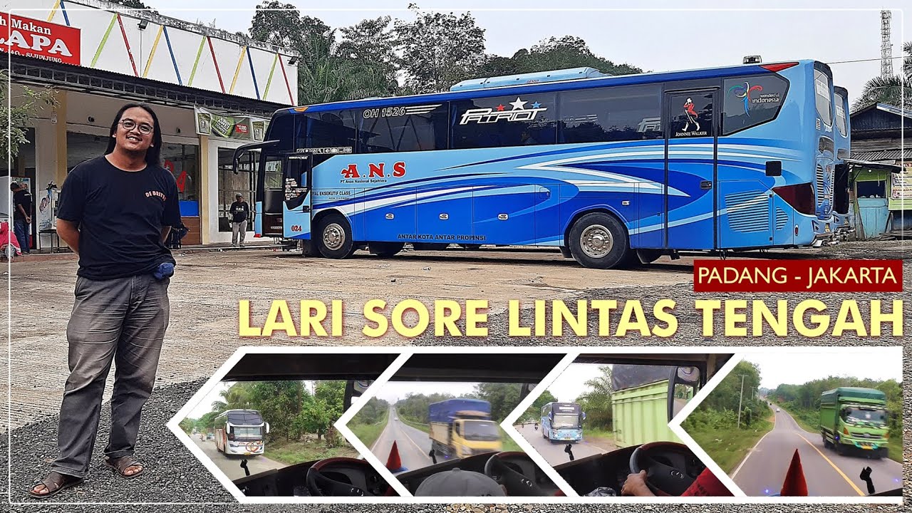 LARI SORE di Lintas Tengah Sumatera | Padang - Jakarta ANS Royal Eksekutif Class [Part 2]