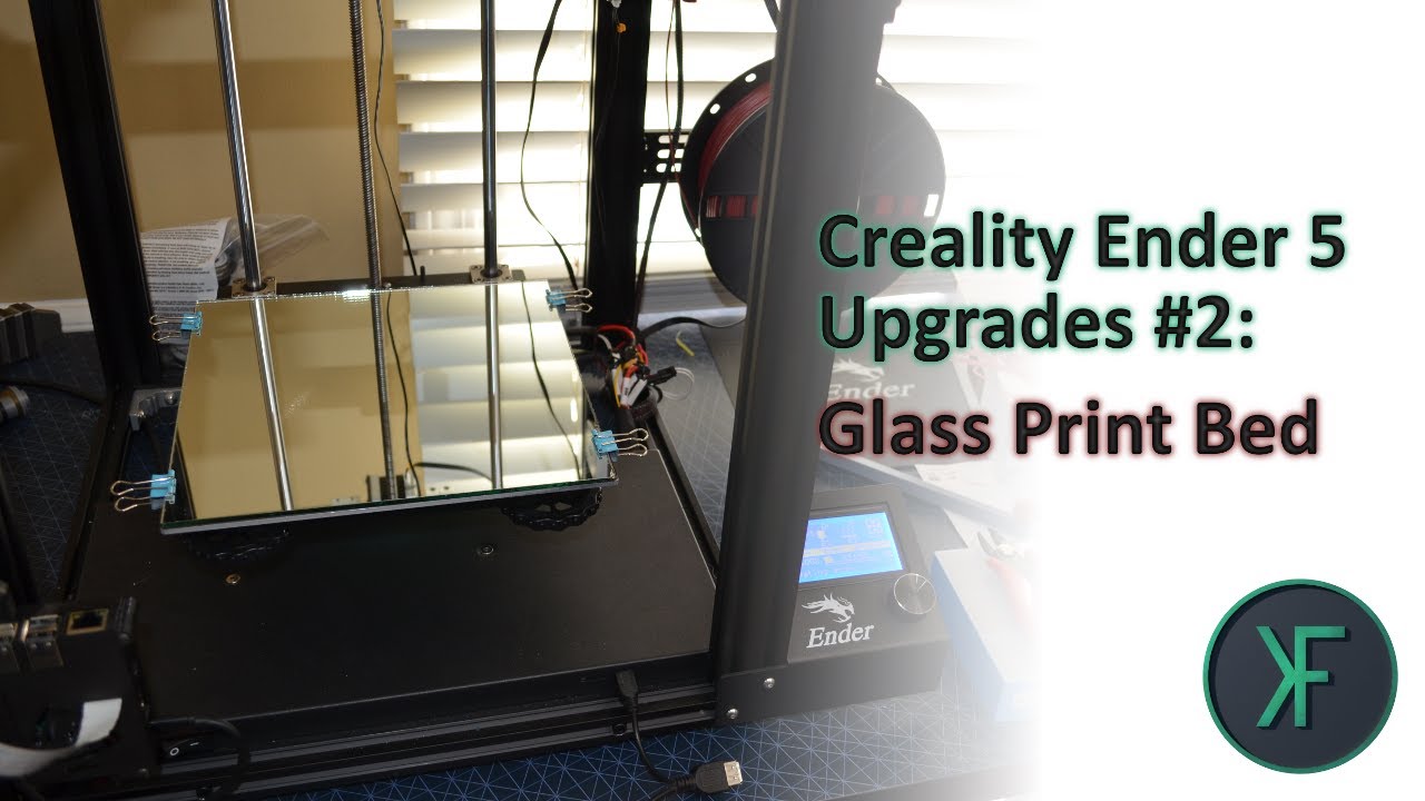 Creality Ender 5 Upgrades #2: Glass Print Bed