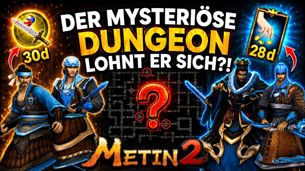 Metin2 DE - 30 Tage Autojagd - Mysteriöser Dungeon - Lohnt es sich?!