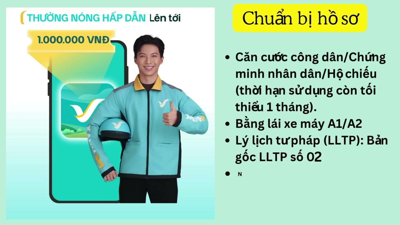 Hướng dẫn Đăng Ký Online Chạy Xanh SM | Xe ôm công nghệ