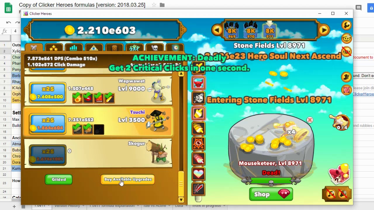 The end of Idle-build. Is there a hope? | Clicker Heroes 1.0e11