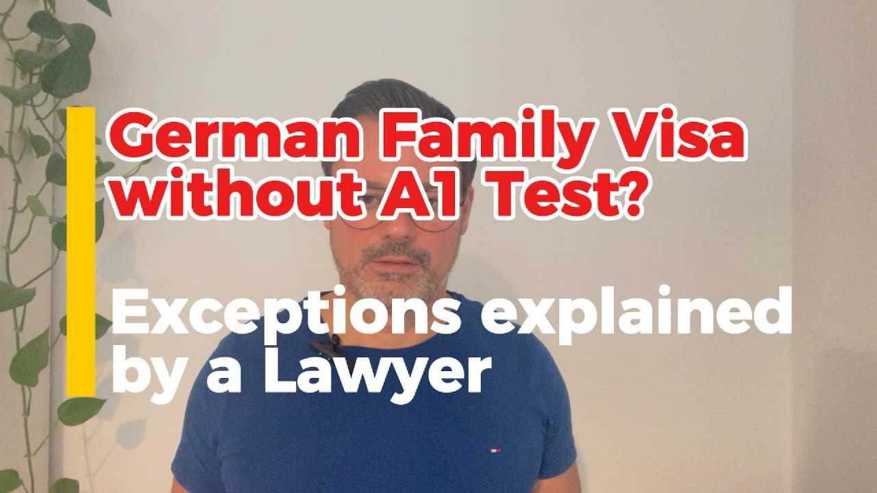 German Family Visa without A1