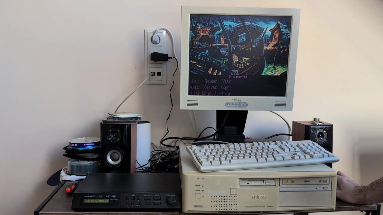 Monkey island 2 Woodtick transitions (real mt-32)