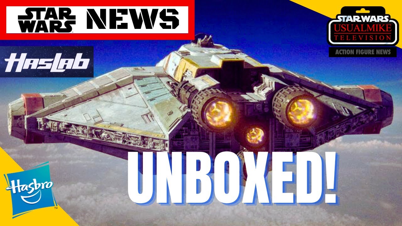 STAR WARS THE VINTAGE COLLECTION THE GHOST MEGA UNBOXING!!!