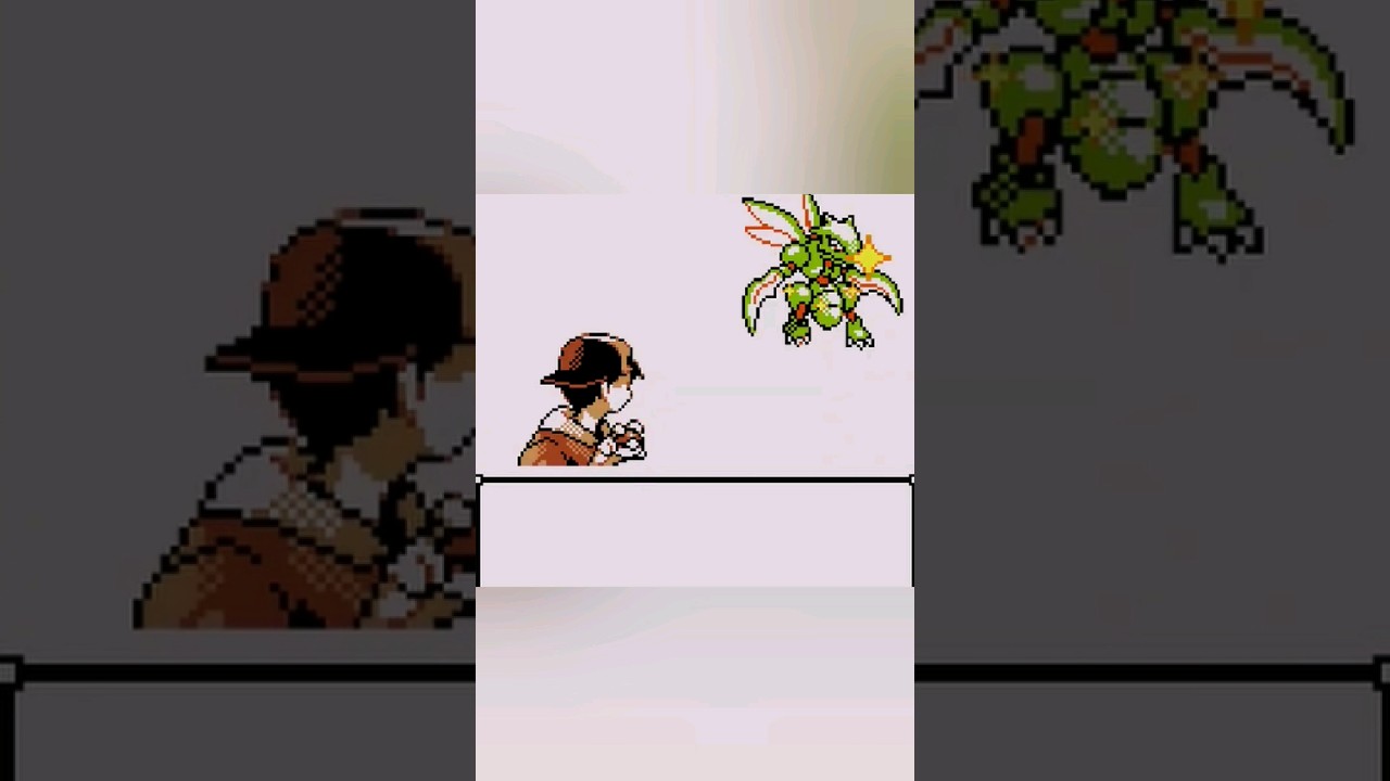 Shiny Scyther in Pokemon Crystal