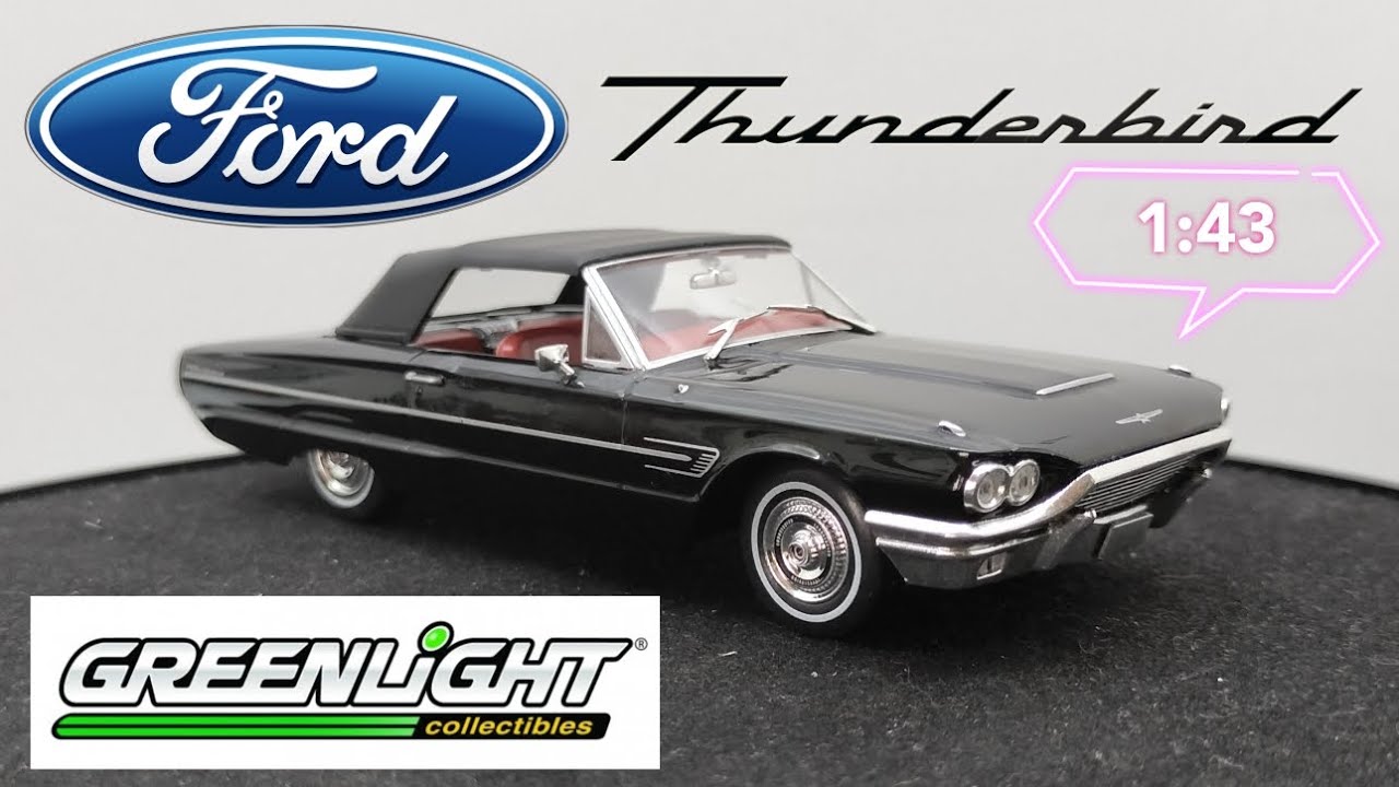 Буревестник от гринлайт | обзор модели Ford Thunderbird 1:43 Greenlight