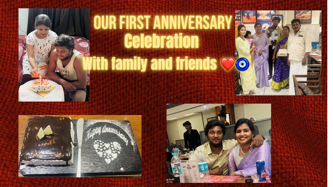 First anniversary celebration ❤️🧿
