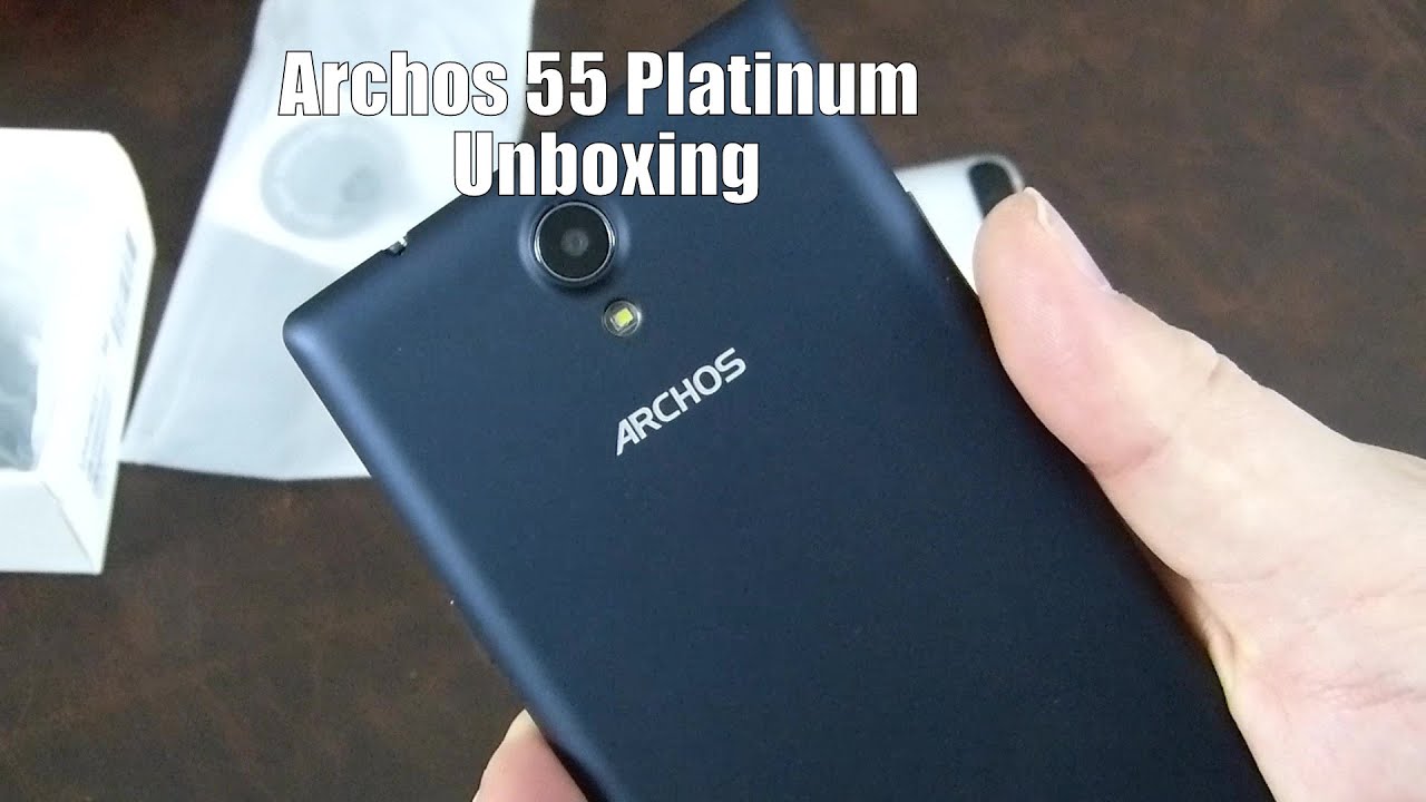 Archos 55 Platinum Unboxing