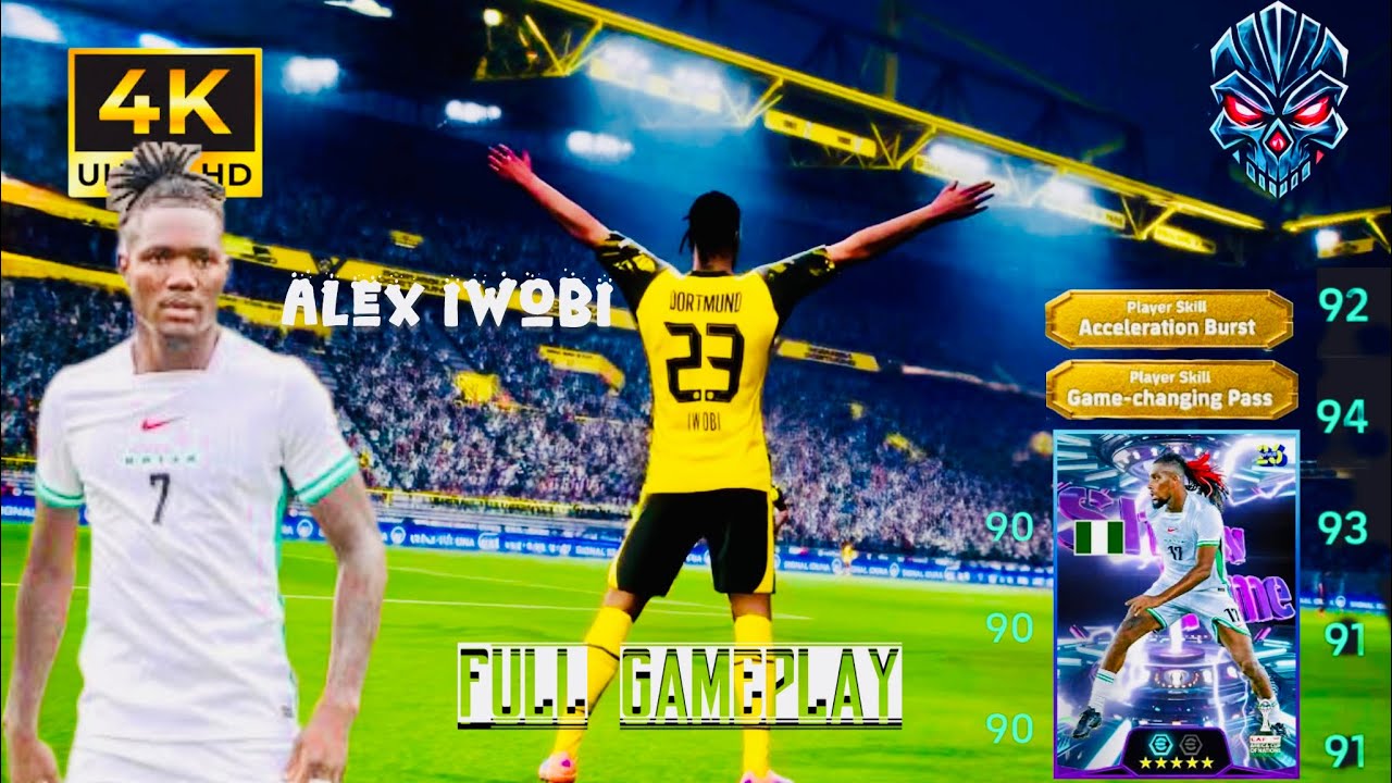 Alex Iwobi | Insane Skills, Perfect Passes & Powerful Shots | eFootball