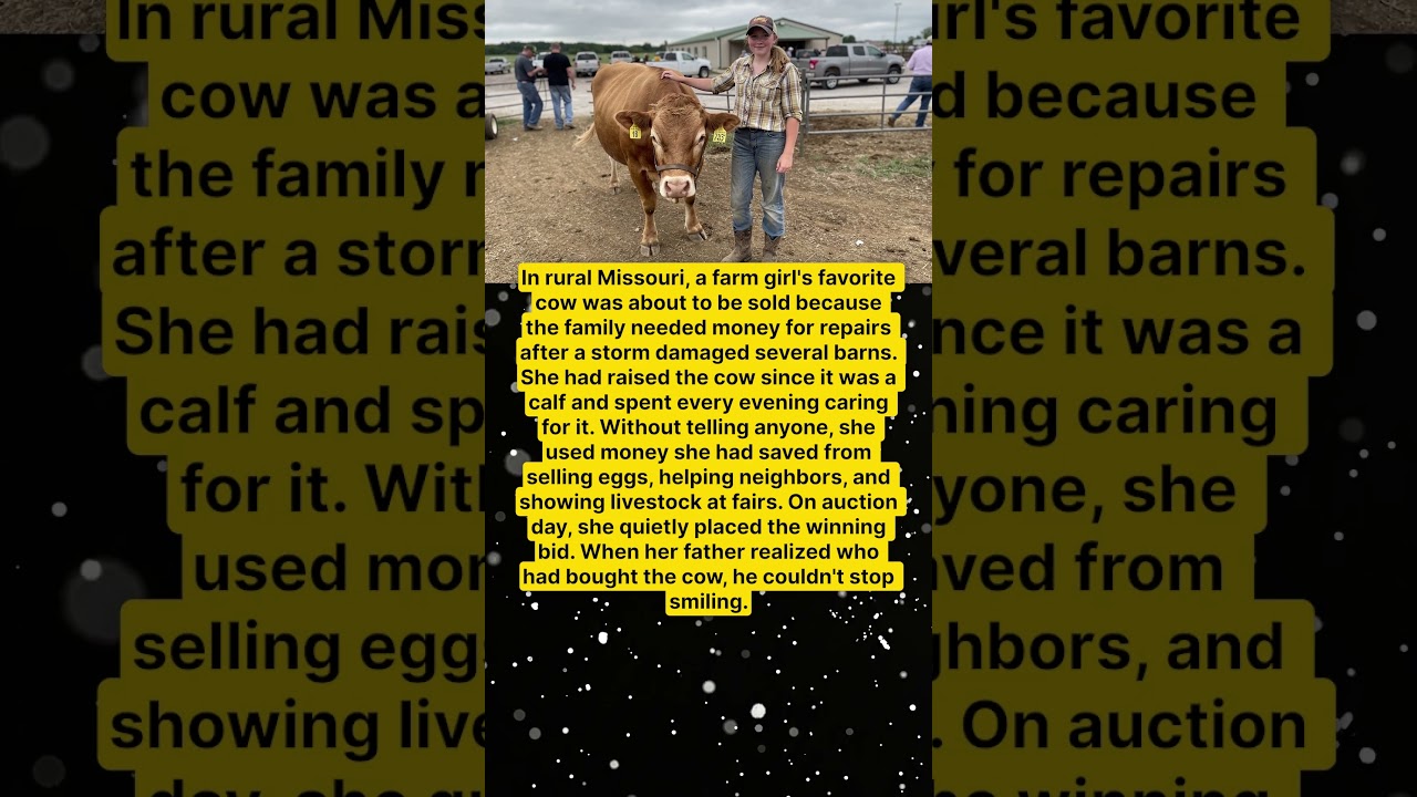 THE FARM GIRL WHO BOUGHT HER DAD'S COW 🐄❤️