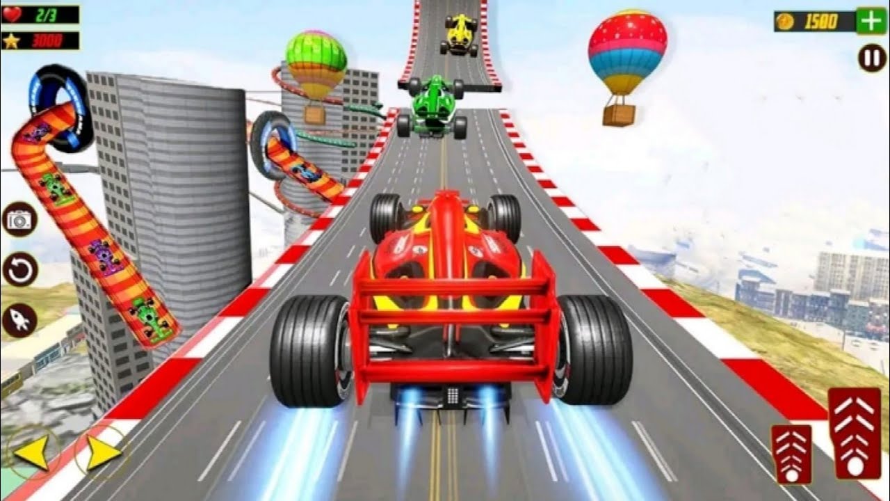 Formula GT Car Stunts 3D Game | Android GamePlay FHD - Free Games Download - Racing Games Download