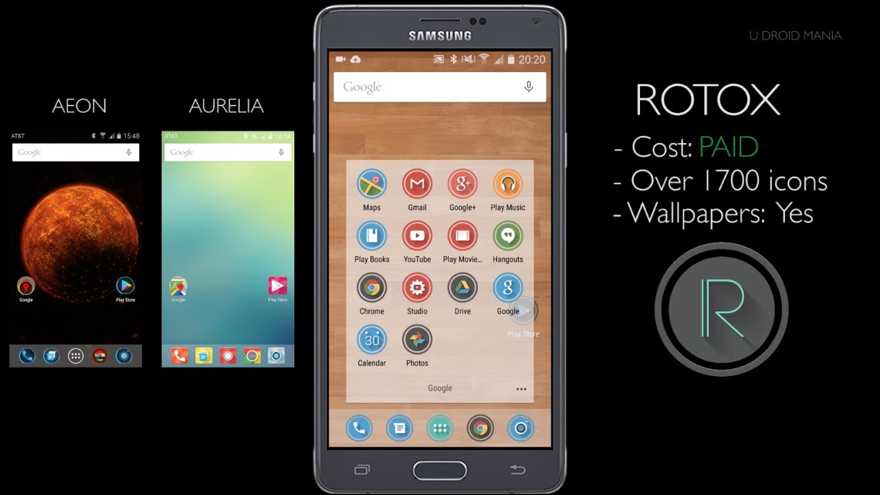 My Top 8 - Icon Packs (FREE & Paid) on Samsung Galaxy Note 4