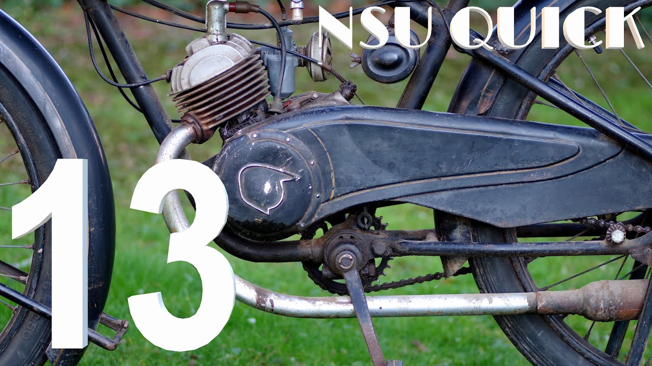(13/15) NSU Quick 52 - Eichhörnchen verstauen und Bremsen belegen