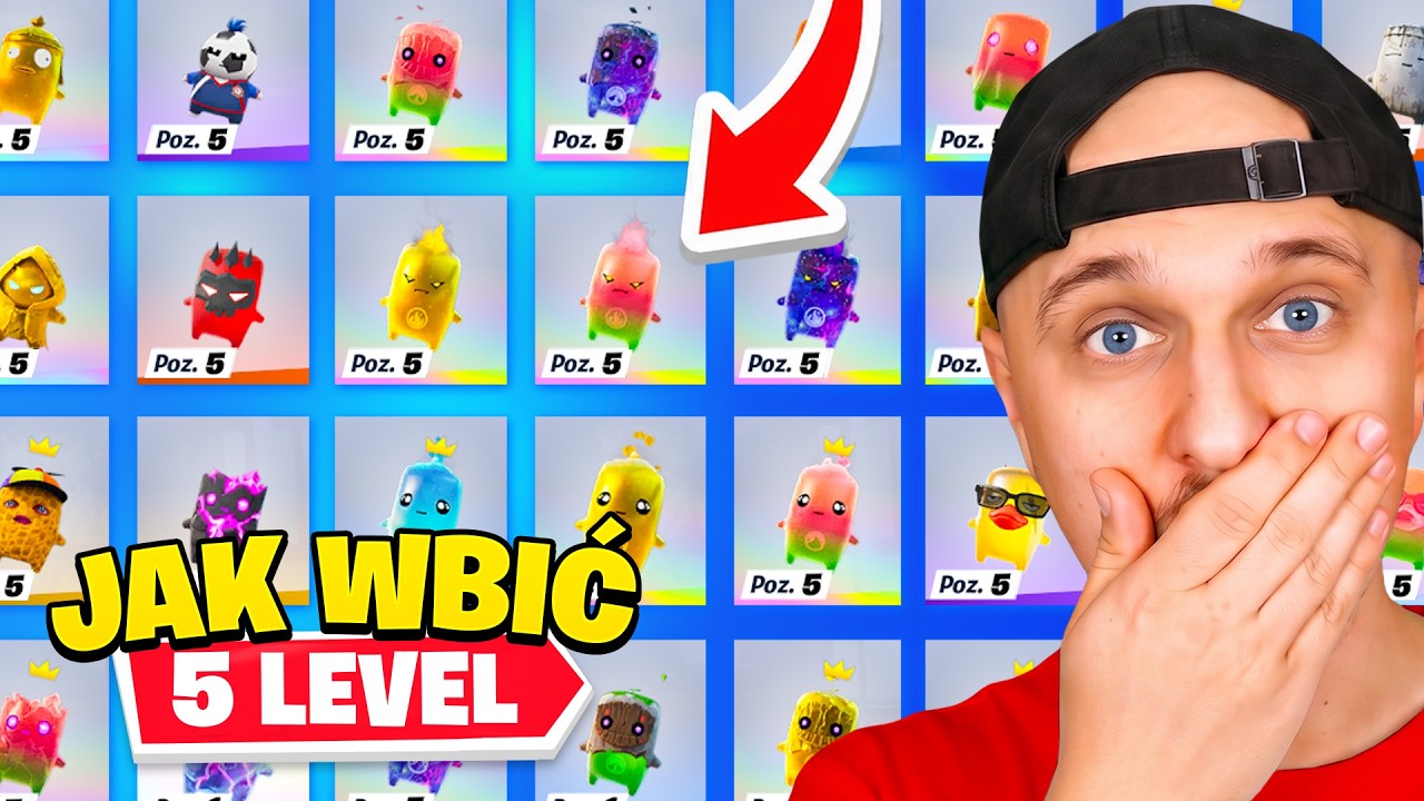 JAK SZYBKO WBIĆ 5 LEVEL DUSZKA w Fortnite (Sekretny Spos&oacute;b)
