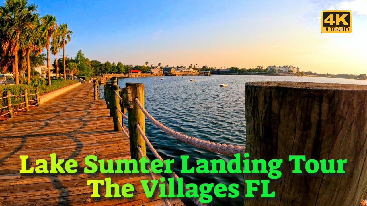 Touring Beautiful Lake Sumter Landing in The Villages FL