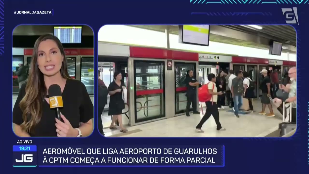 Aeromóvel que liga a CPTM ao Aeroporto de Guarulhos começa a funcionar