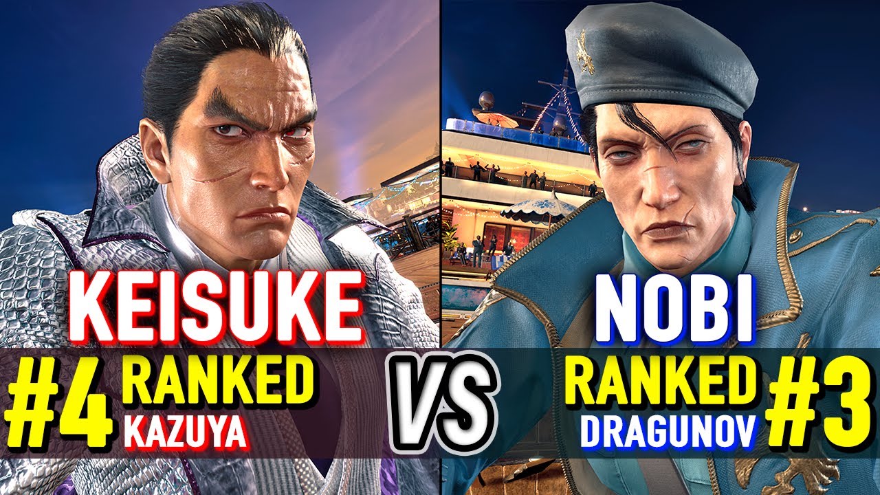 T8 🔥 KEISUKE (#4 Ranked Kazuya) vs NOBI (#3 Ranked Dragunov) 🔥 Tekken 8 High Level Gameplay