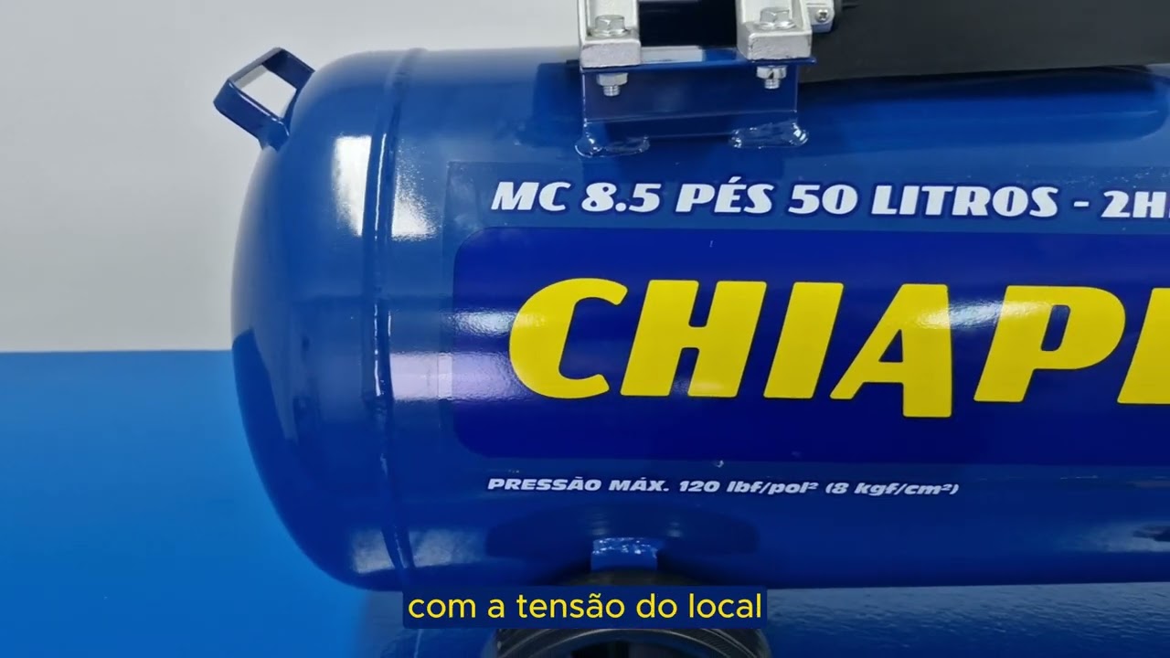 MOTOCOMPRESSOR 8.5 / 50 LITROS CHIAPERINI