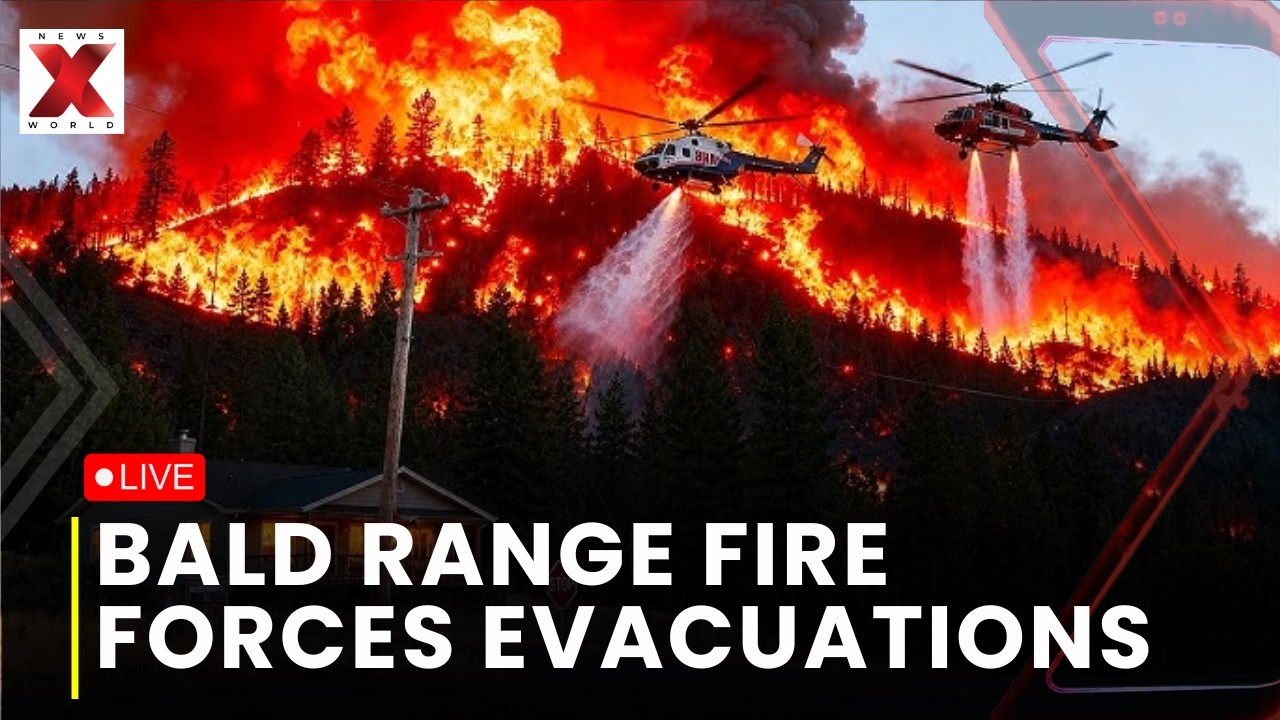 Penticton Wildfire Crisis Live : Bald Range Wildfire Forces Evacuations In Penticton | NewsX World