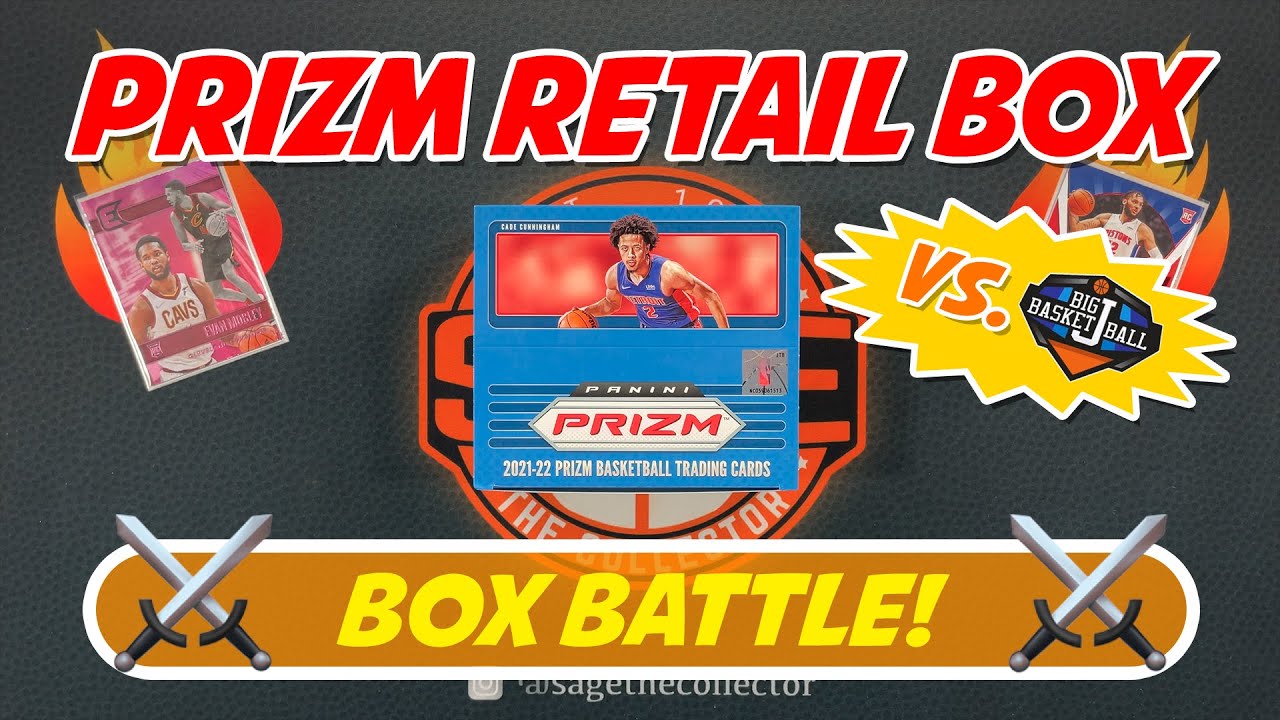 2021-22 Prizm Basketball Retail Box Battle vs. Big J! 🔥 Whose box wins??