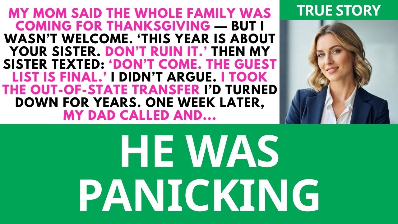 Uninvited From Thanksgiving—Then Dad Called “They’re Changing the Locks”