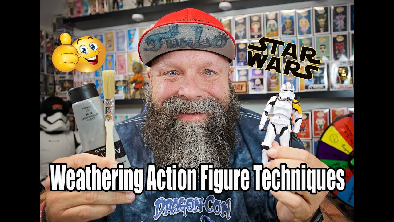Техника состаривания фигурок | Jumptrooper Black Series