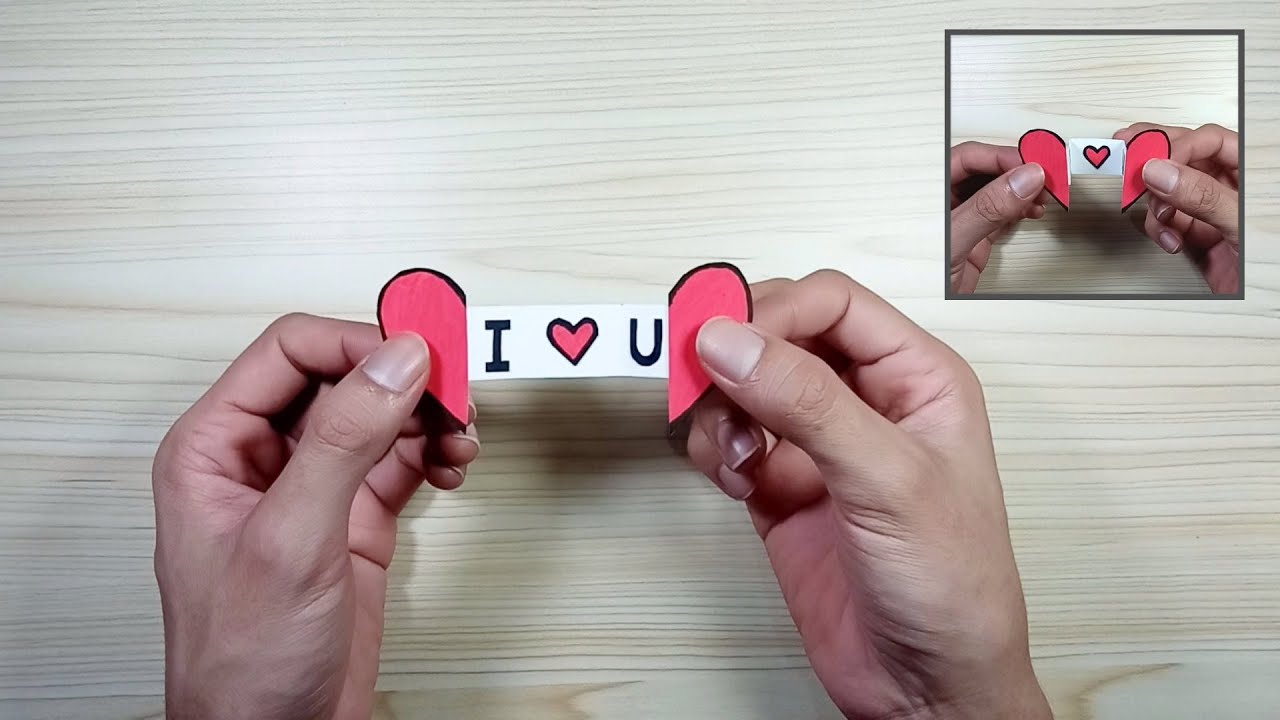ทำการ์ดวาเลนไทน์ง่ายๆ น่ารักๆ ใครๆก็ทำได้ ❤️ Make a simple Valentine's Day card, Anyone can do it