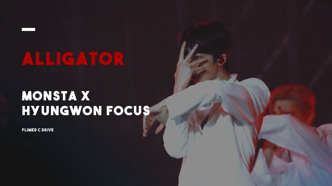 190223 zpop concert 몬스타엑스 형원 (monsta x HYUNGWON) - alligator (4K fancam)