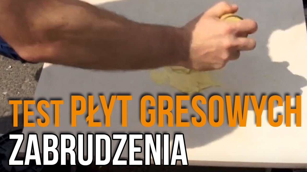 Gres Porcelanowy Marazzi - Test na zabrudzenia