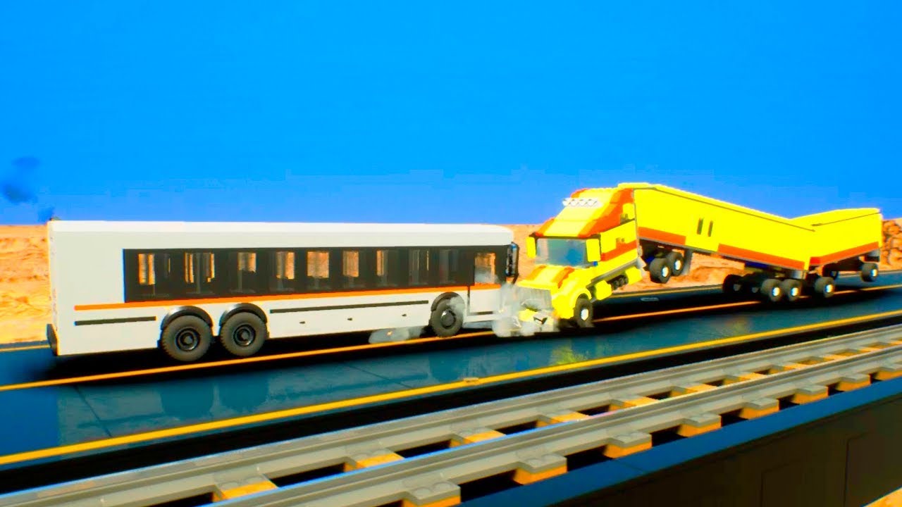 HEAD TO HEAD BRIDGE CRASHES | Brick Rigs