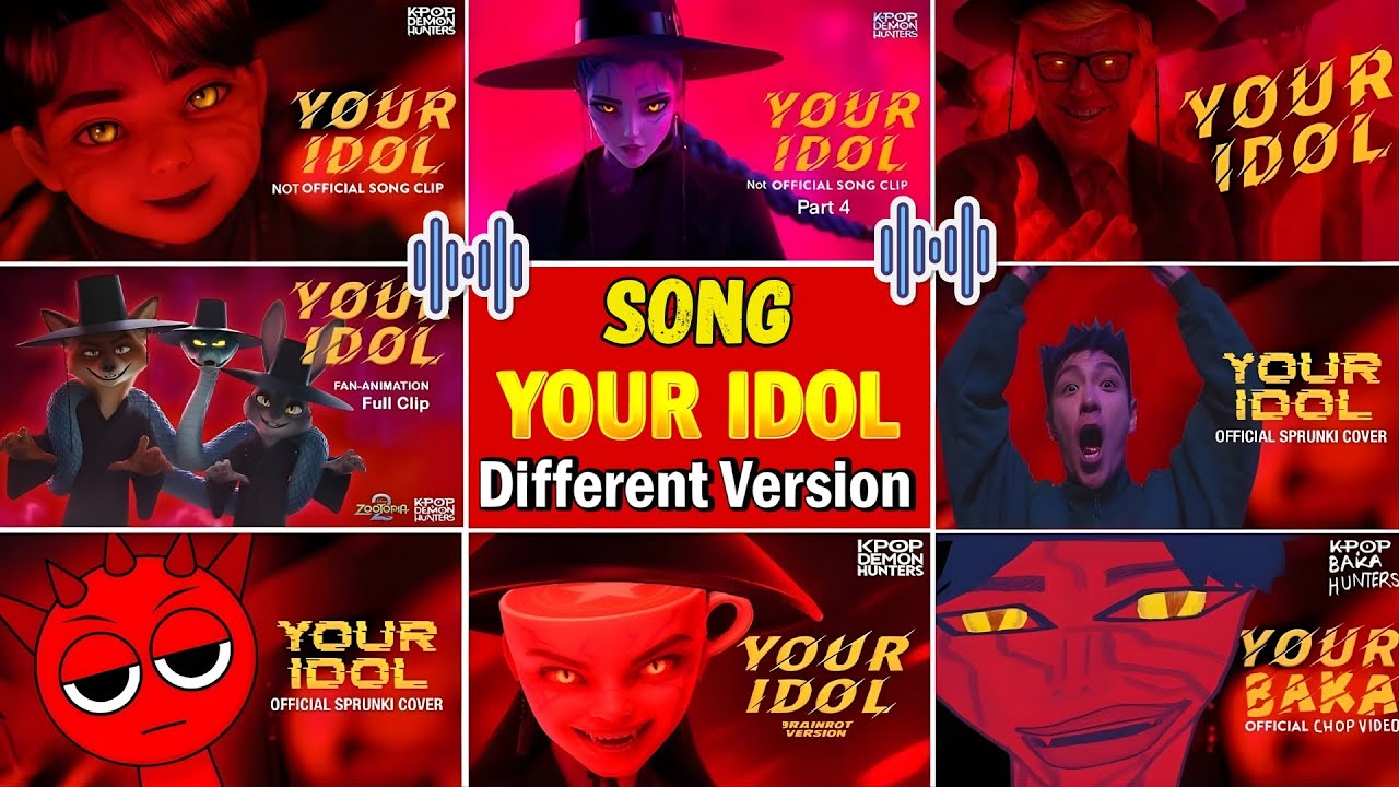 🎤 Guess YOUR IDOL 🎶 | K-POP  Demon Hunters Song Through Different Versions 🔥👹