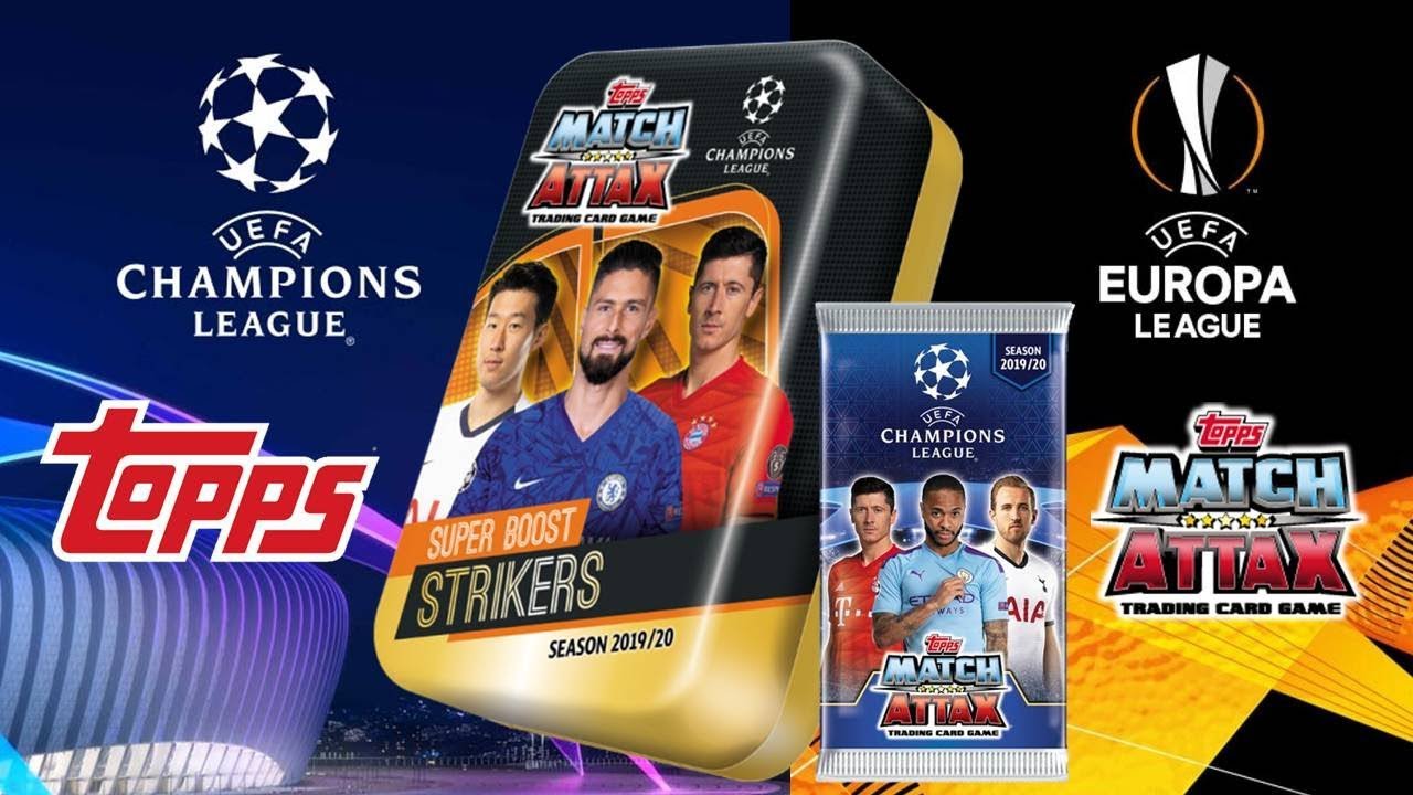 MEGA LATA + SAQUETA c/ LIMITADA! Champions League 2019/20 Match Attax