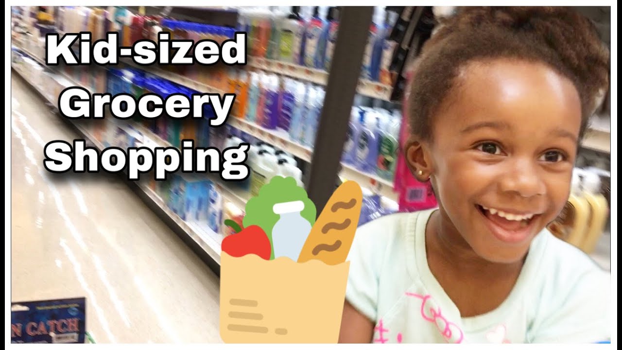 Kid Size Grocery Shopping | Zoey TV