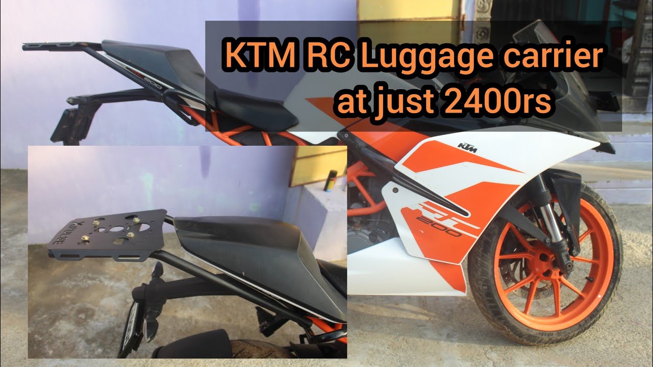 Alteration Luggage carrier | KTM RC Luggage carrier at Just 2400rs