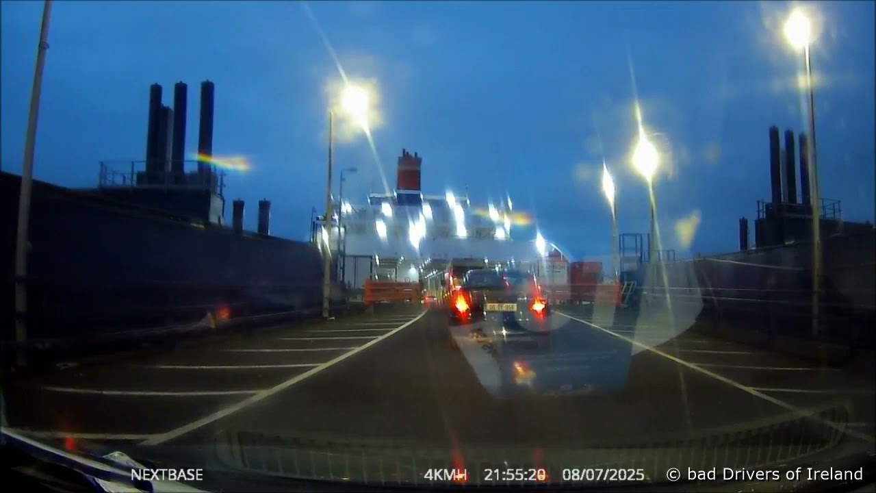 boarding stena line ferry to Dublin
