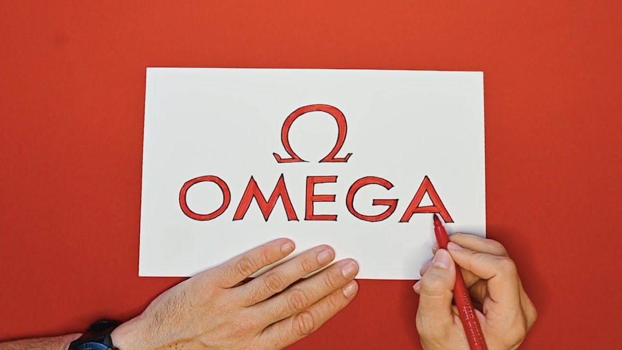 How to draw Omega Watches Logo