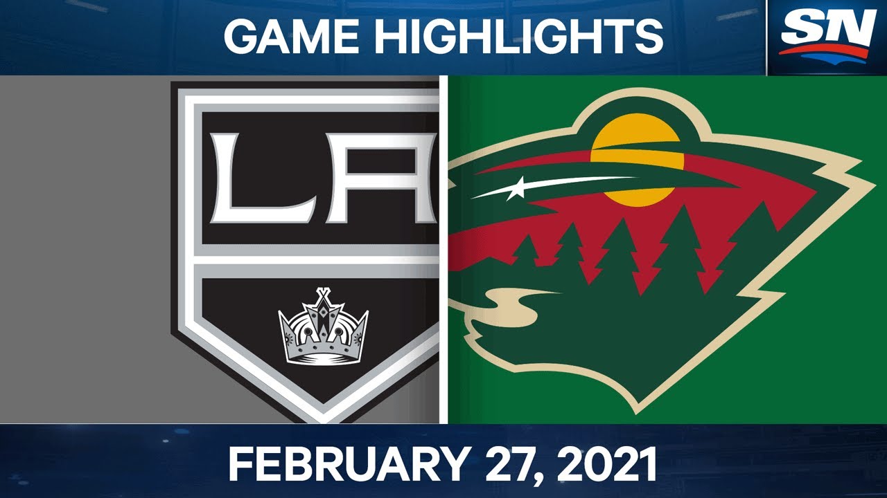 NHL Game Highlights | Kings vs. Wild - Feb. 27, 2021