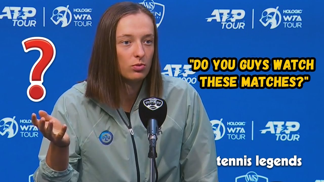Iga Swiatek to Journalist 