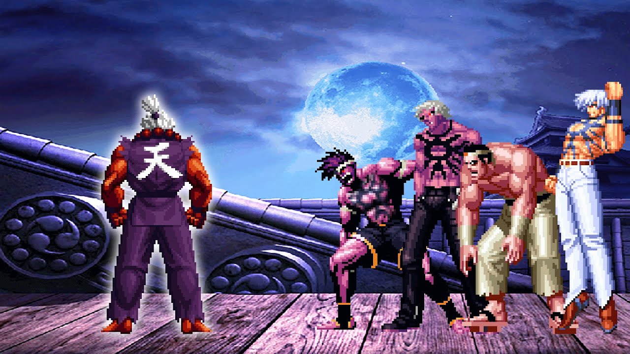 KOF MUGEN | Shin Akuma vs Ultimate Orochi Team