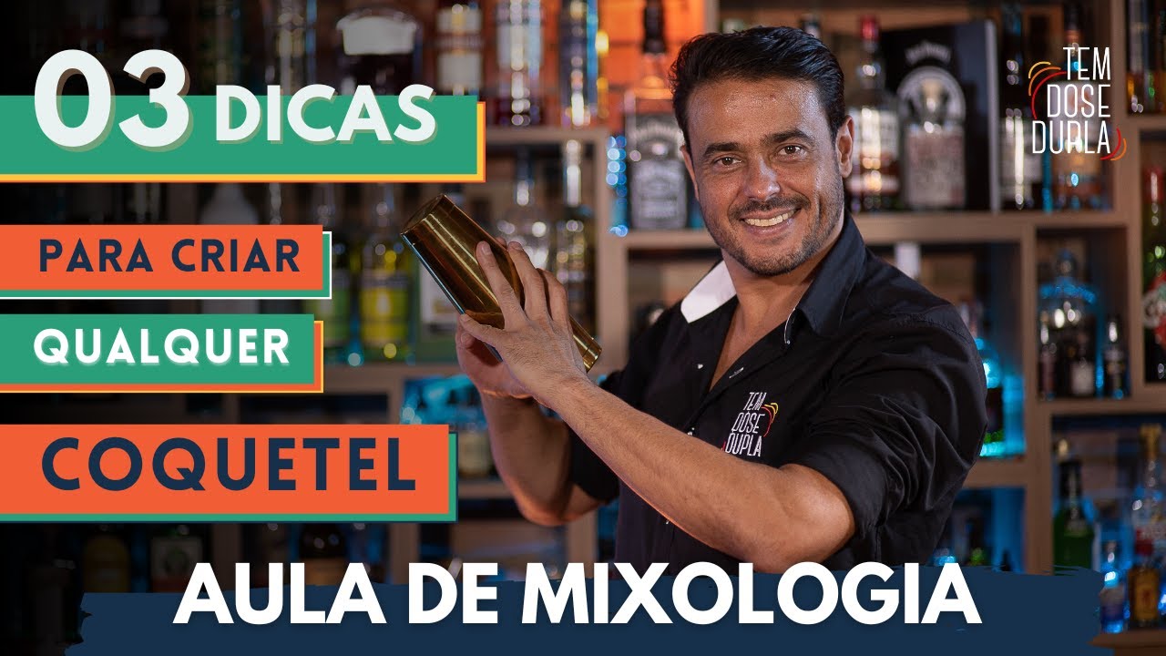 03 PASSOS PARA CRIAR QUALQUER COQUETEL - Tutorial de Mixologia