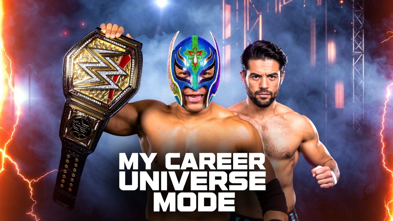 Sin Cara vs Noam Dar WWE 2K20 my career universe mode part 34 🕹️🎮🕹️🎮👍👍👍👍😂🤣😮🤯🏆