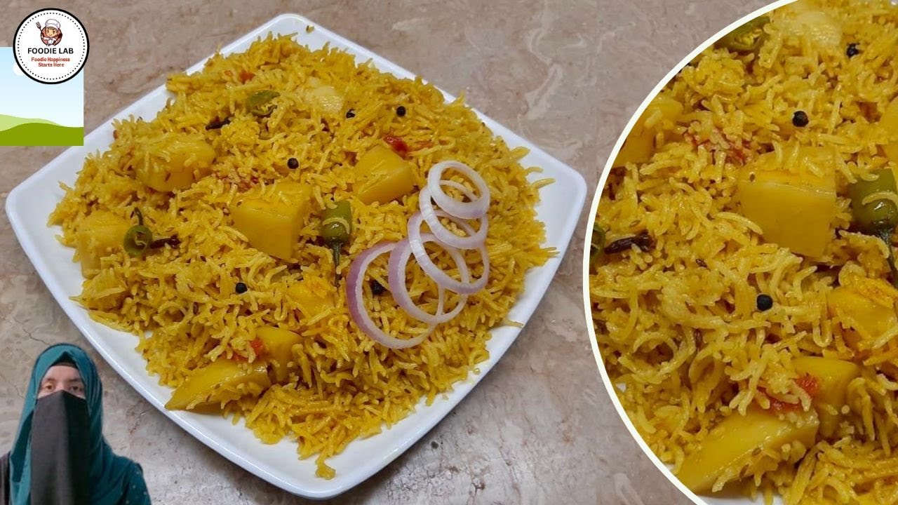 Hyderabadi Aloo Tahari recipe || Aloo Tahari Recipe || Aloo Masala Pulaoo