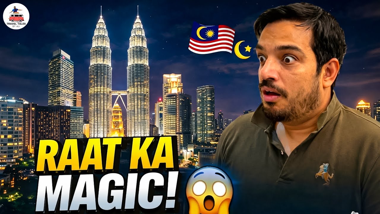 Raat Ko Petronas Twin Towers Dekh Kar Shock Ho Gaya 😮 | Kuala Lumpur Night Vlog Malaysia