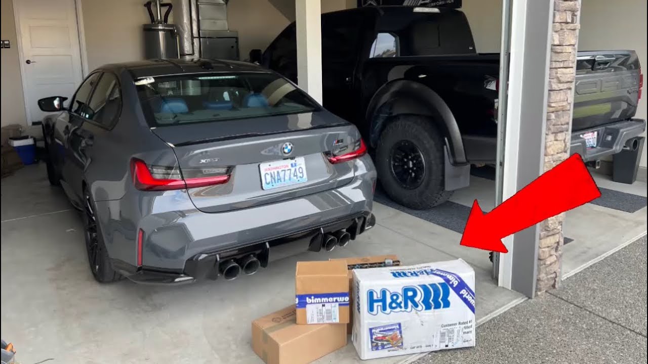 Installing H&R Super Sport Lowering Springs On My 2024 G80 M3 Xdrive🔥